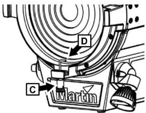 MARTIN ELP Manet 8F - Installing a bardoors accessory - 1