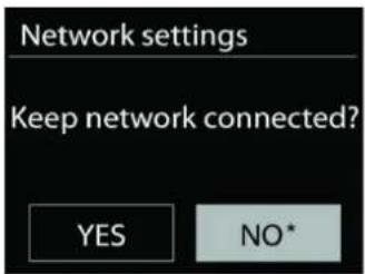 Soundmaster IR7000 - - Keep network connected - 1