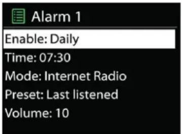 Soundmaster IR7000 - ALARM - 1