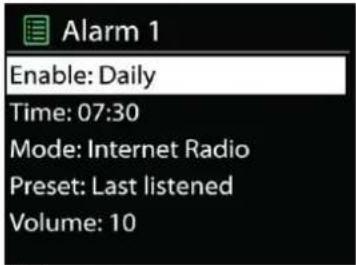Soundmaster IR7000 - ALARM - 1