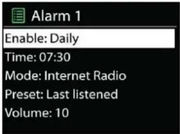 Soundmaster IR7000 - ALARM - 1