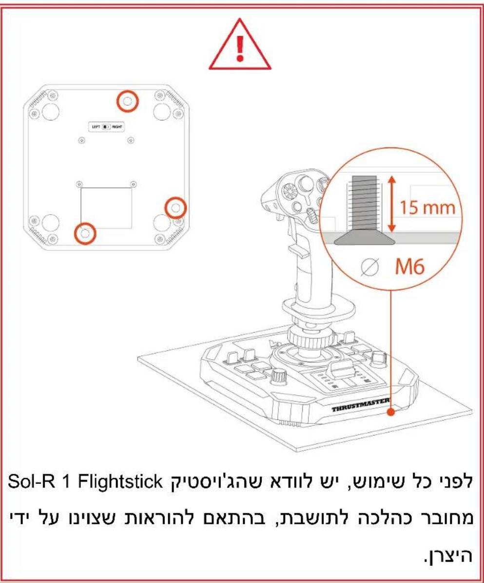 Sol-R 1 Flightstick ⌘707477777777777777777777777777777777777777777 15 mm M6 TURUSTMASTER .!