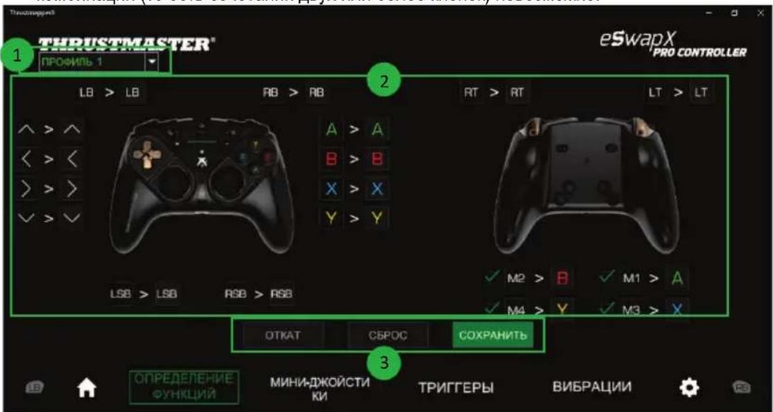THRUSTMASTER eSwap XR Pro Controller - Ha3NaYeHne KHONoK - 1