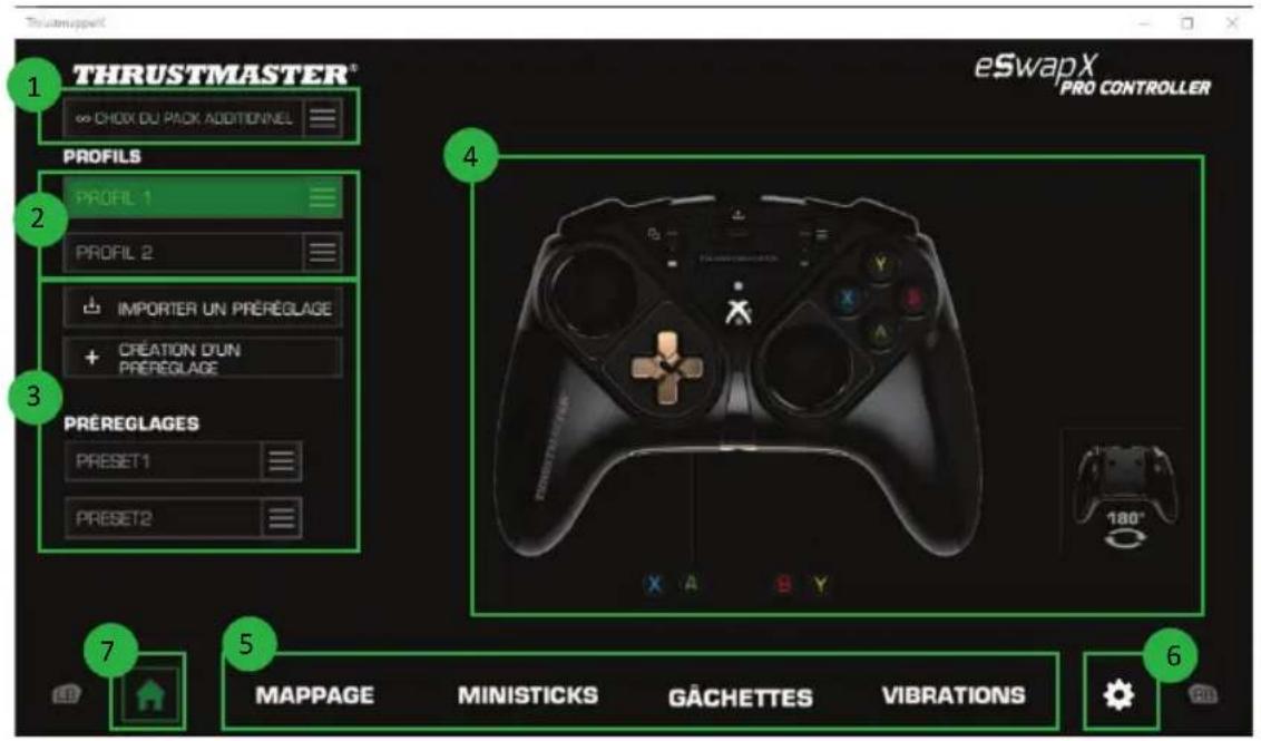THRUSTMASTER eSwap XR Pro Controller - Lancement du logiciel ThrustmapperX - 2