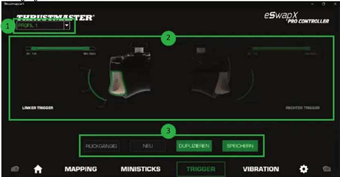 THRUSTMASTER eSwap XR Pro Controller - Einstellen der Trigger - 1