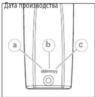 Дата производства a b c ddmmyy