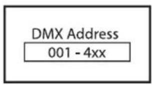Cameo PIXBAR SMD SHORT IP G2 - RéGLAGE DE L'ADRESSE DE DÉPART DMX (DMX Address) - 2