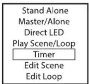 Cameo PIXBAR SMD SHORT IP G2 - FUNCTION DE TEMPORISATION (Timer) - 2