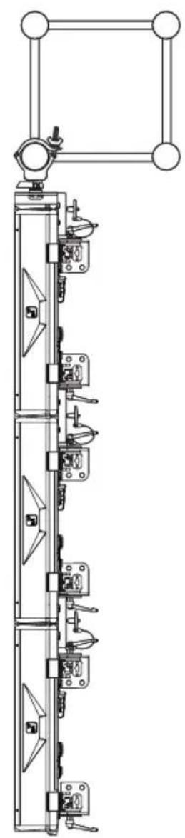 Cameo PIXBAR SMD SHORT IP G2 - MONTAJE EN TRUSS SUSPENDIDO VERTICALMENTE - 2