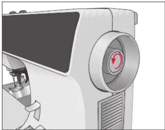 PFAFF Select 4.2 - Préparation de la machine en vue du bobinage du fil de canette - 1