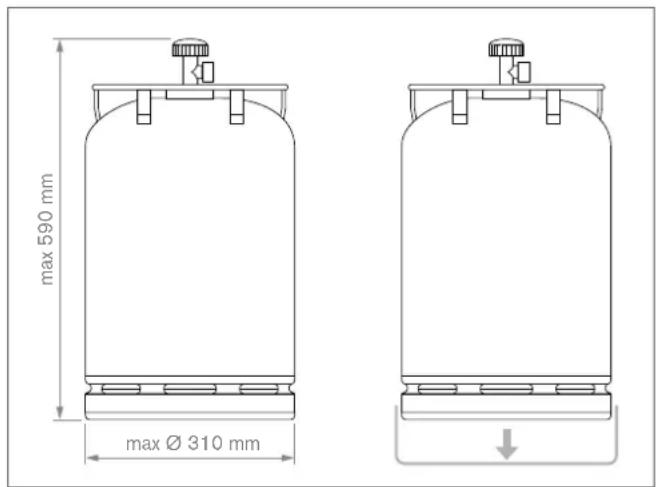 Outdoorchef Heat X345 - BOUTEILLES DE GAZ - 1