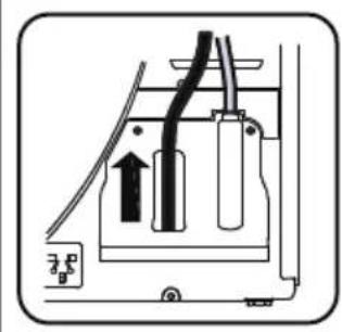 CANDY BRS 7N2BXS - Drainage pipe connected to the outside - 1