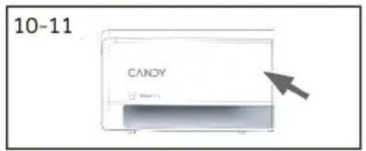 CANDY BRS 7N2BXS - Ausleeren des Wasserbehalters - 2