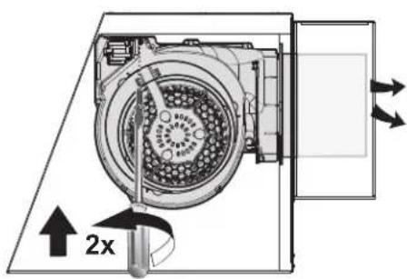 FABER CHLO28BK600 - Pour l'installation avec canalisation arrêté uniquely - 5