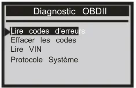 ANCEL VD500 - Lire les codes d'erreur - 1