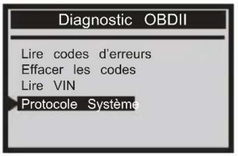 ANCEL VD500 - Protocole système - 1