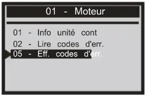 ANCEL VD500 - Effacer les codes d'erreur - 1