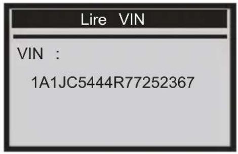 ANCEL VD500 - Lire les codes VIN - 2