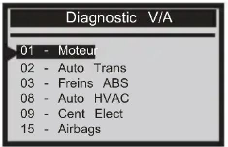 ANCEL VD500 - V / A - 3