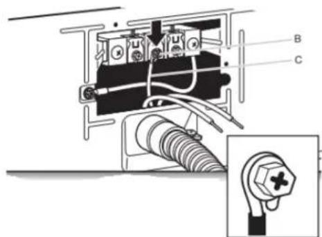 MAYTAG MED7205RF - Connect neutral wire - 1