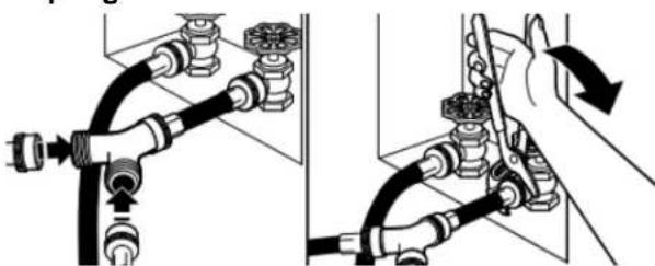 MAYTAG MED7205RF - Connect Inlet Hoses (on some models) - 4