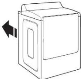 MAYTAG MED7205RF - Move dryer to final location - 1