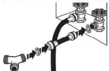 MAYTAG MED7205RF - Connect Inlet Hoses (on some models) - 2