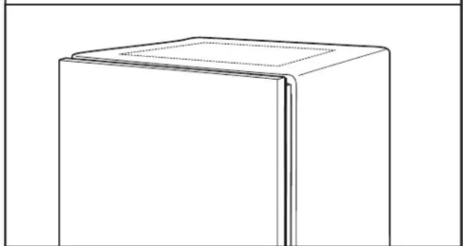 KITCHENAID KDTS324SBE - Si installé dans une ouverture de 33^5 / 8 po (85,4 cm) - 1