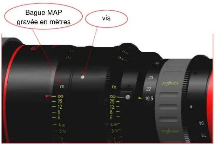 Angénieux Optimo 19.594 - R EPLACEMENT OF THE FOCUS ENGRAVED RING (FEET METERS) - 3