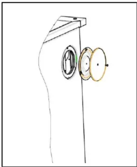 Wamsler K128 - Choice of flue gas connection placement - 1