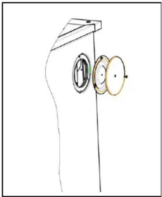 Wamsler K118 - Choix de la direction de raccordement des fumées - 1