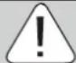Warning symbols for outdoor activities including heating, cooking, and tree planting