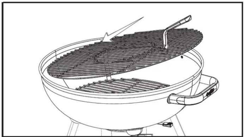 Char-Griller CG30040725 - TILLER VOOR ROOSTER - 2