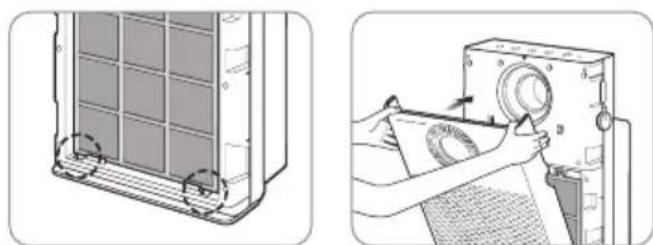 Coway Airmega AP1220B - Montare il coperchio anteriore. - 1