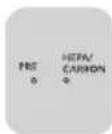 Coway Airmega AP1220B - Indikator för Luftvolym - 1