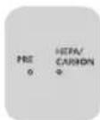 Coway Airmega AP1220B - Indicador del modo Turbo - 1