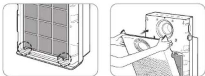 Coway Airmega AP1220B - Attach the front cover. - 1