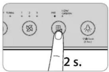 T TUBING 1 2 3 PRE HLDN ON/OFF ON/OFF (2 sec) 2 s.