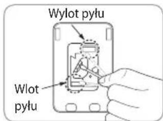 Wylot pyłu Wlot pyłu