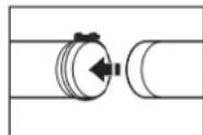 WHIRLPOOL WGD4307SW - Brides de fixation : - 2
