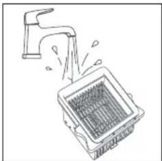 MEDION H20 - Limpieza del filtro del depósito de agua sucia - 4