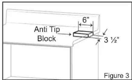Forno FMWDR300030BLK - INSTRUCTIONS D'INSTALLATION DU BLOC ANTI-BASCULEMENT - 1