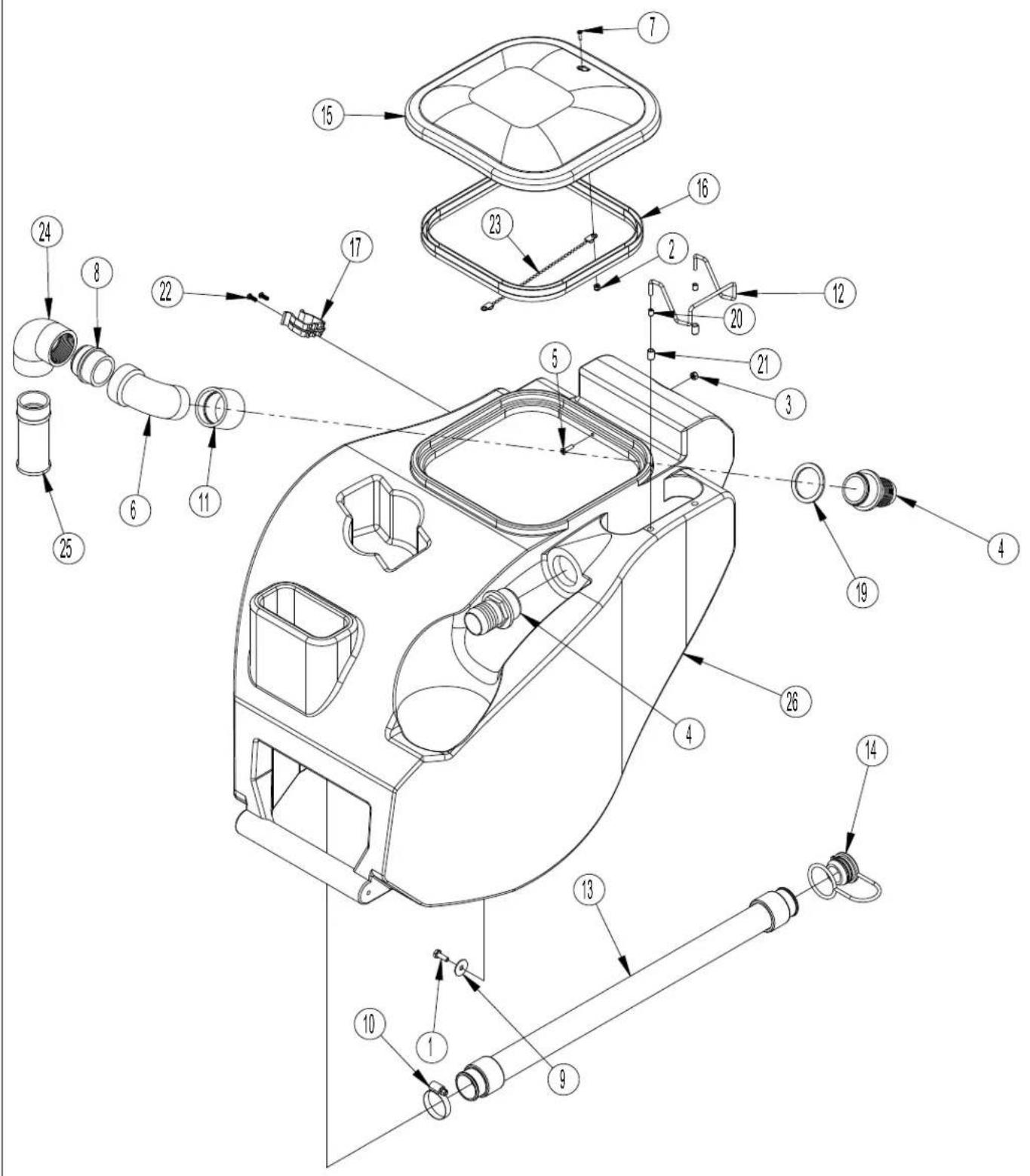 ADVANCE All Cleaner XP - PUMP ASSY-STD - 4