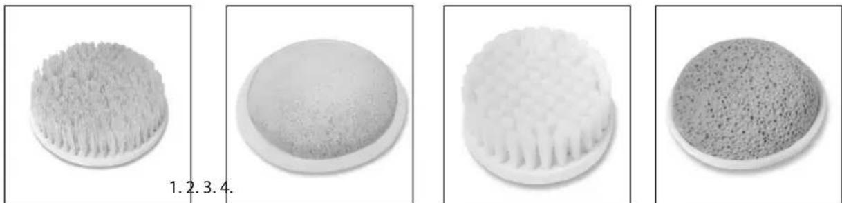 HOMEDICS WDB300EU - USING YOUR WET AND DRY FACE AND BODY BRUSH - 1