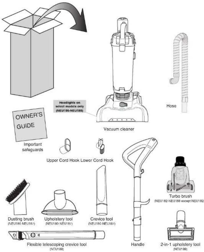 EUREKA PowerSpeed NEU182C - What comes in the carton - 1