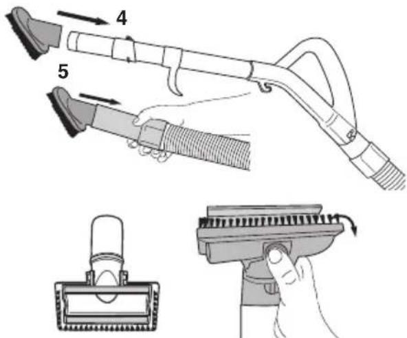 EUREKA PowerSpeed NEU182C - Brosse pour tissus (NEU180-NEU187) - - 5