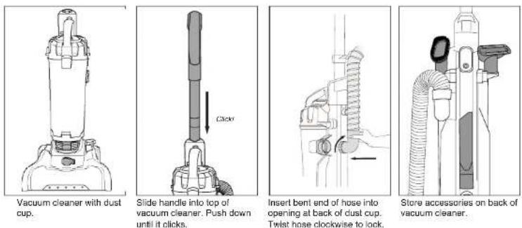 EUREKA PowerSpeed NEU182C - How to assemble your vacuum cleaner - 1