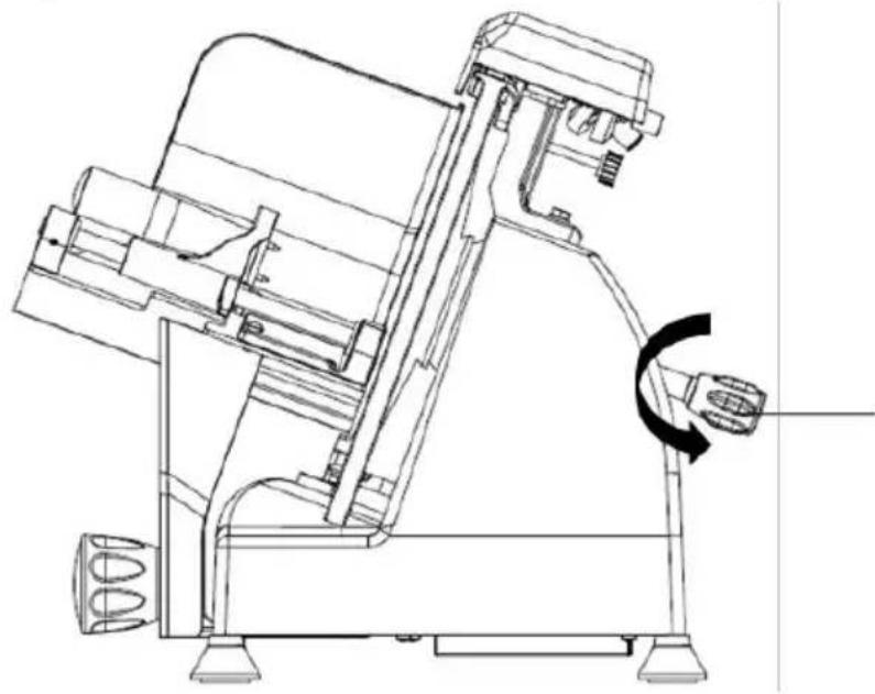 Vevor 1ACS110 - Per smontare l'affettatrice: - 1