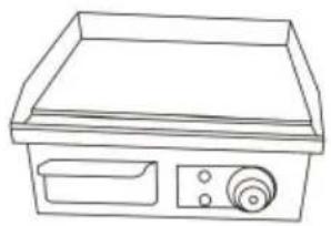 Vevor YS540EU - Plancha eléctrica comercial - 1