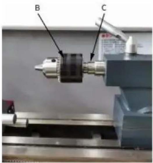 Vevor WM210V - Morse Taper As (optioneel) - 1